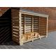 Plans for Garden Log or Firewood Store 1.8m x 0.6m x 1.45m DIY Digital Woodwork Plans Only UK Metric Excludes Materials