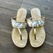 Lilly Pulitzer Shoes | Gold/Silver Lilly Pulitzer Flip Flops | Color: Gold/Silver | Size: 6.5