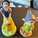 Disney Accents | Disney's Snow White And Dopey Ceramic Figurines | Color: Cream | Size: Os