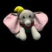 Disney Toys | Disney Dumbo Plush Large 15" Disney Parks Yellow Hat Stuffed Elephant | Color: Gray/Red | Size: 15”