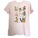 Disney Tops | Disney Aristocats Graphic Print Short Sleeve Light Pink Short Sleeve Top Medium | Color: Pink/White | Size: M