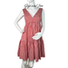 Kate Spade Dresses | Kate Spade Ny Women’s Mini Gingham Vineyard Dress, Lava Falls Size 4 | Color: Red/Tan | Size: 4