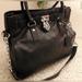 Michael Kors Bags | Mk Michael Kors Hamilton Large Leather Bag Like New! | Color: Black/Silver | Size: Os