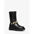 Michael Kors Shoes | Michael Michael Kors Layton Studded Leather Boot 9 Black New | Color: Black | Size: 9