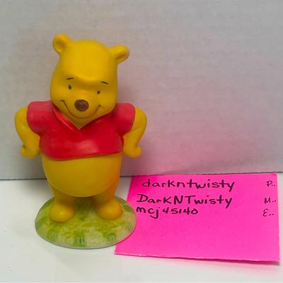 Disney Other | Bnwt Vintage Winnie The Pooh Bisque Figurine Classic Winnie The Pooh Collection | Color: Orange/Red | Size: Os