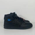 Adidas Shoes | Adidas Forum Mid J Grade School/Big Kids Sneakers (Gy9237) Core Black New | Color: Black | Size: Various