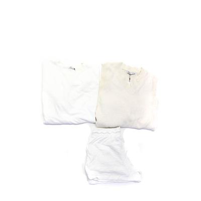 Zara Shorts | Zara Womens Short Shorts Sweatshirt Sweater White Beige Size Medium Large Lot 3 | Color: White | Size: L