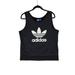 Adidas Tops | Adidas Women's Black And White Trefoil Tank Top Size L | Color: Black/Tan/White | Size: L