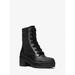 Michael Kors Shoes | Michael Michael Kors Brea Stretch-Knit And Leather Combat Boot 10 Black New | Color: Black | Size: 10