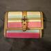 Coach Bags | Coach Vintage Pink Stripe Wallet | Color: Pink | Size: Os