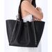 Michael Kors Bags | Michael Kors Mina Large East West Shoulder Bag Tote Black Pebbled Leather | Color: Black | Size: Os