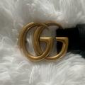 Gucci Accessories | Gucci Leather Belt With Double G Buckle - Worn Once. | Color: Black | Size: Os
