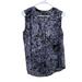 Nine West Tops | Nine West Blouse Women's Medium V-Neck Floral Mutlicolor Shirt Tank Top | Color: Tan | Size: M