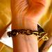 Michael Kors Jewelry | Michael Kors Rosegold Monogram Chain Bracelet; Ring & Bar Lock; 8&1/2” Long; Euc | Color: Gold | Size: 8&1/2” Long