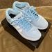 Adidas Shoes | Adidas Tyshawn Low New Suede Cloud Blue Size 10.5 | Color: Blue/White | Size: 10.5