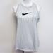 Nike Tops | Nike Love Just Do It Dri Fit Halter Tank Top Size Large | Color: Blue/Gray | Size: L