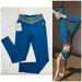 Free People Pants & Jumpsuits | Free People High Rise Ankle Lucky Stars Leggings | Color: Blue/Green | Size: Xs