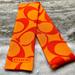 Coach Accessories | Coach Orange Logo Reversible Skinny Purse Tie/Ponytail Scarf/Headband/Sash | Color: Orange | Size: Os