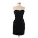 Forever 21 Casual Dress - Sheath Open Neckline Sleeveless: Black Print Dresses - Women's Size Medium