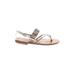 Preludio Capri Sandals: Gold Shoes - Women's Size 6 - Open Toe