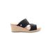 Ugg Wedges: Black Solid Shoes - Women's Size 6 - Open Toe