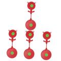 SUPVOX 4 Sets Shooting Target Outdoor Playset Darts Throw Dart Toy Dart Plate Toy Outdoor Game Accessory Plaything Dart Game Toy Outdoor Game Toy To Rotate Dart Board Slingshot