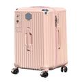 DNZOGW Travel Suitcase Suitcase Trolley Suitcase, Sturdy and Durable Password Box, Suitcase, Men's and Women's Boarding Suitcase Trolley Case (Color : Blue, Size : A)