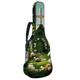 Acoustic Guitar Bag, Universal Case with Accessory Compartment, Waterproof Gig Bag, Green Easter Cross House