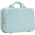 PIPONS Carry On Luggage Makeup Travel Case Hard Shell Vanity Cases Portable ABS Cosmetic Case Hand Luggage Case for Women Business Suitcase (Color : F, Size : 14inch)