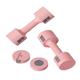 Dumbells Dumbbell set for home quick change adjustable weight dumbbell home fitness sports fitness dumbbell equipment Dumbell Set (Color : Pink, Size : A)