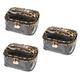 MAGICLULU 9 Pcs Cosmetic Bags Large Travel Makeup Bag Toiletry Bag for Women Cosmetic Train Case Travel Portable Clear Makeup Bag Makeup Pouches Makeup Bags Leopard Print Transparent Bag