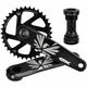 tylxayoxa Square Taper Crankset Hollow Integrated Crank Single Speed Chainring 30/32/34/36/38/40T Mountain Bike Cycling Road Bike Crank Arm Set (Color : 175 mm, Size : 32t)