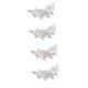 MAGICLULU 4pcs Bridal Comb Hair Combs Pin Bridal Hair Clip Wedding Hair Comb Crystal Decor Crystal Hair Comb Rhinestone Hair Accessories Headdress White Bride Modeling Rhinestones Hair up