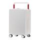 DNZOGW Travel Suitcase Wide Trolley Suitcase Password Box Suitcase Universal Wheel Men's and Women's Leather Suitcase Trolley Case Trolley Case (Color : White)