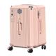 Suitcase Suitcase Trolley Suitcase, Sturdy and Durable Password Box, Suitcase, Men's and Women's Boarding Suitcase Suitcases (Color : White, Size : B)