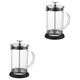 Garneck 2 Pcs Fashion Coffee Pot Manual Coffee Pot Coffee Maker Manual Espresso Machines Glass Press Coffee Machine Manual Espresso Press Manual Coffee Appliance Tea Printing Press