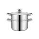 2 Tier Food Steamer Pan/Stock Pot (22 * 26.5cm)