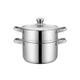 2 Tier Food Steamer Pan/Stock Pot (24 * 28cm)