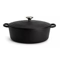 Cast Iron Casserole Dish Feast Your Eyes On Our Bold Black Cast Iron Casserole Dish Handsome Enough To Take Straight From The Oven To The Table Black 3.3 Litre