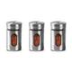 Seasoning Jars, Stainless Steel Spice Jars Seasoning Cans Rotate Cover Salt Pepper shakers Toothpick Condiment Storage Bottle Kitchen Spice Rack