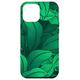 Hülle für iPhone 12 Pro Max Dunkles Natur Grün blau Pflanzen Blätter Muster Kunst Design