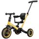 5 IN 1 Kids trikes for 2-5 years old boys girls,push stroller/scooter/balance bike/pedal tricycle/ride on bike with folding wheels,parent push trolley car with parent push rod,folding trikes