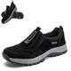 Hatme Wanderschuhe,Breathable Walking Trainers, Hiking Shoes Waterproof Lightweight,Orthopedic Men's Non-Slip Hiking Shoes， Breathable Walking Trainers, Original Hatme Non-Slip Shoes Black