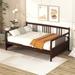 Full Classic Solid Wood Daybed, Sturdy Frame, Space-Saving Storage