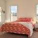 Cal King Vibrant Colorful Lightweight Blanket Bedspread Set Pink