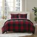 7pc Full Size Comforter Set Microfiber All Season Red