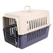 Plastic Cat & Dog Carrier Cage with Chrome Door Portable Pet Box Airline Approved, Large - 23.6"L x 15.7"W x 15.7"H