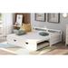 Simple Yet Elegant Solid Wood Daybed, Expandable to Extra Large Bed, Wooden Daybed with Trundle