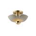 Maxim 11390 Poppy 12" Wide LED Semi-Flush Ceiling Fixture