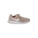 Nike Sneakers: Tan Color Block Shoes - Women's Size 8 1/2 - Almond Toe
